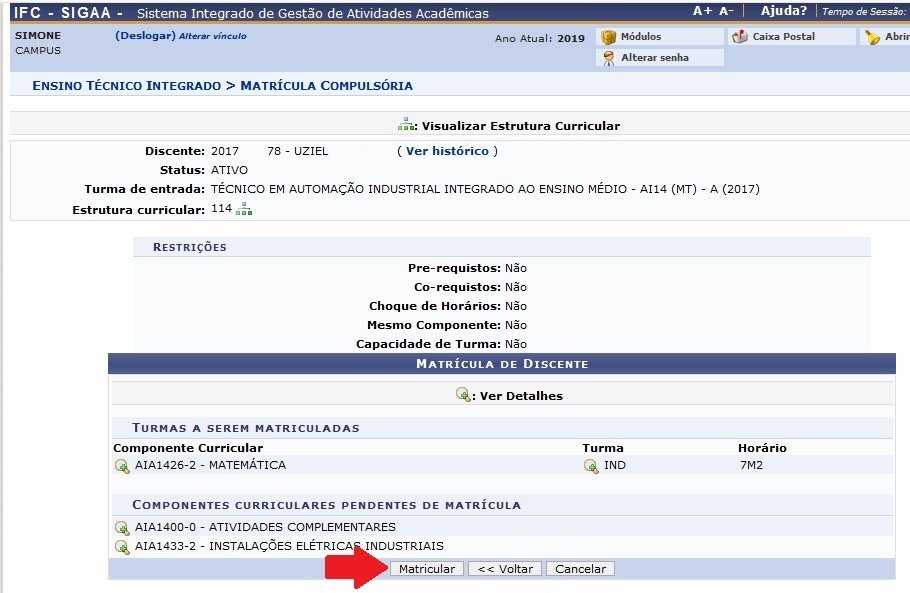 Turmas de dependências CRA